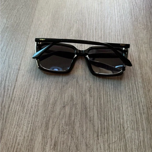 quay australia front cover black oversized square polarized sunglasses eyewear